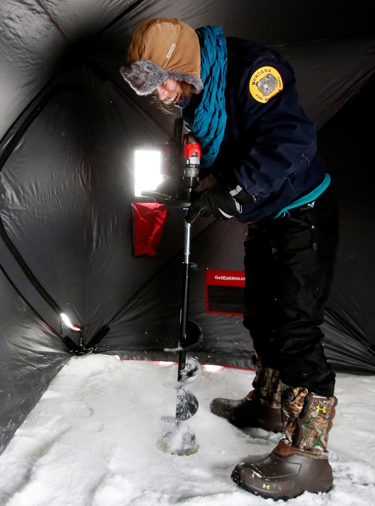 Ice fishing workshop